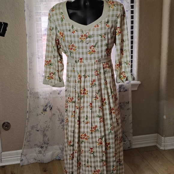 S L. Fashions Vintage Women's Sz 18 Cottage Core Grandma Core Dress - Picture 2 of 12